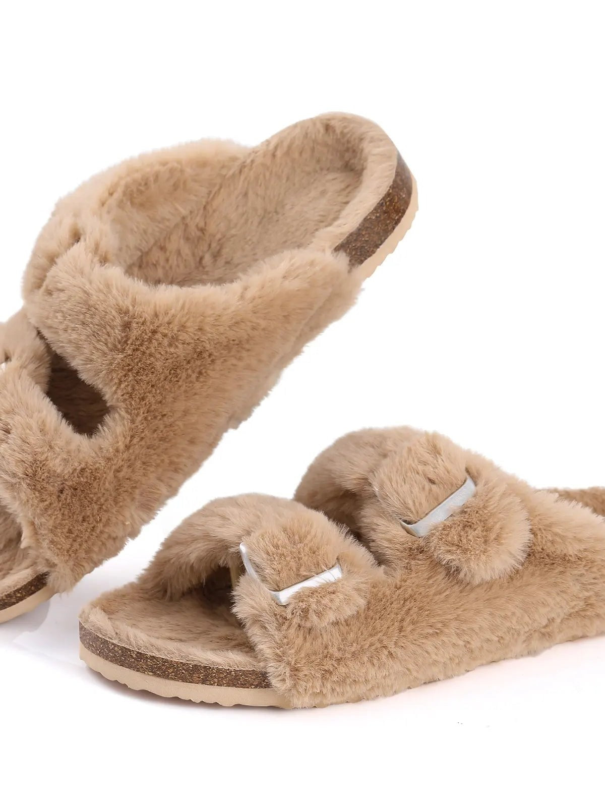 Faux Fur Slippers for Women