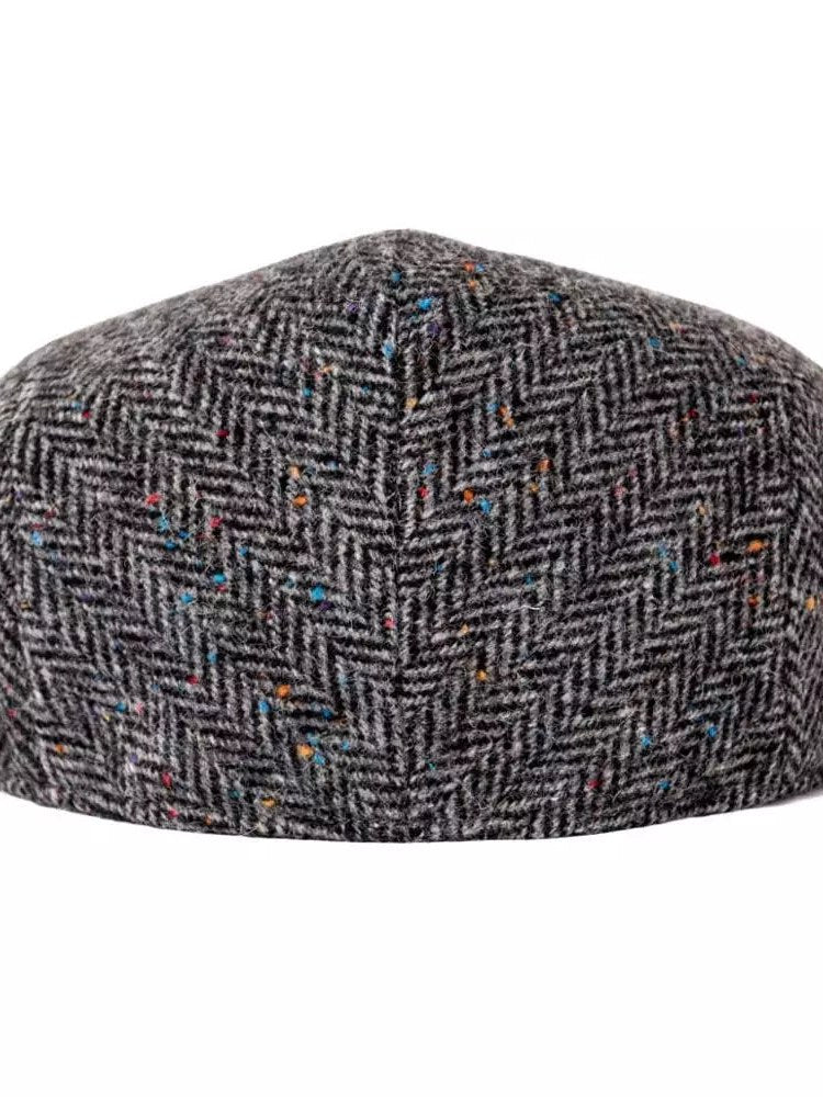 Flecked Wool Flat Cap for Men