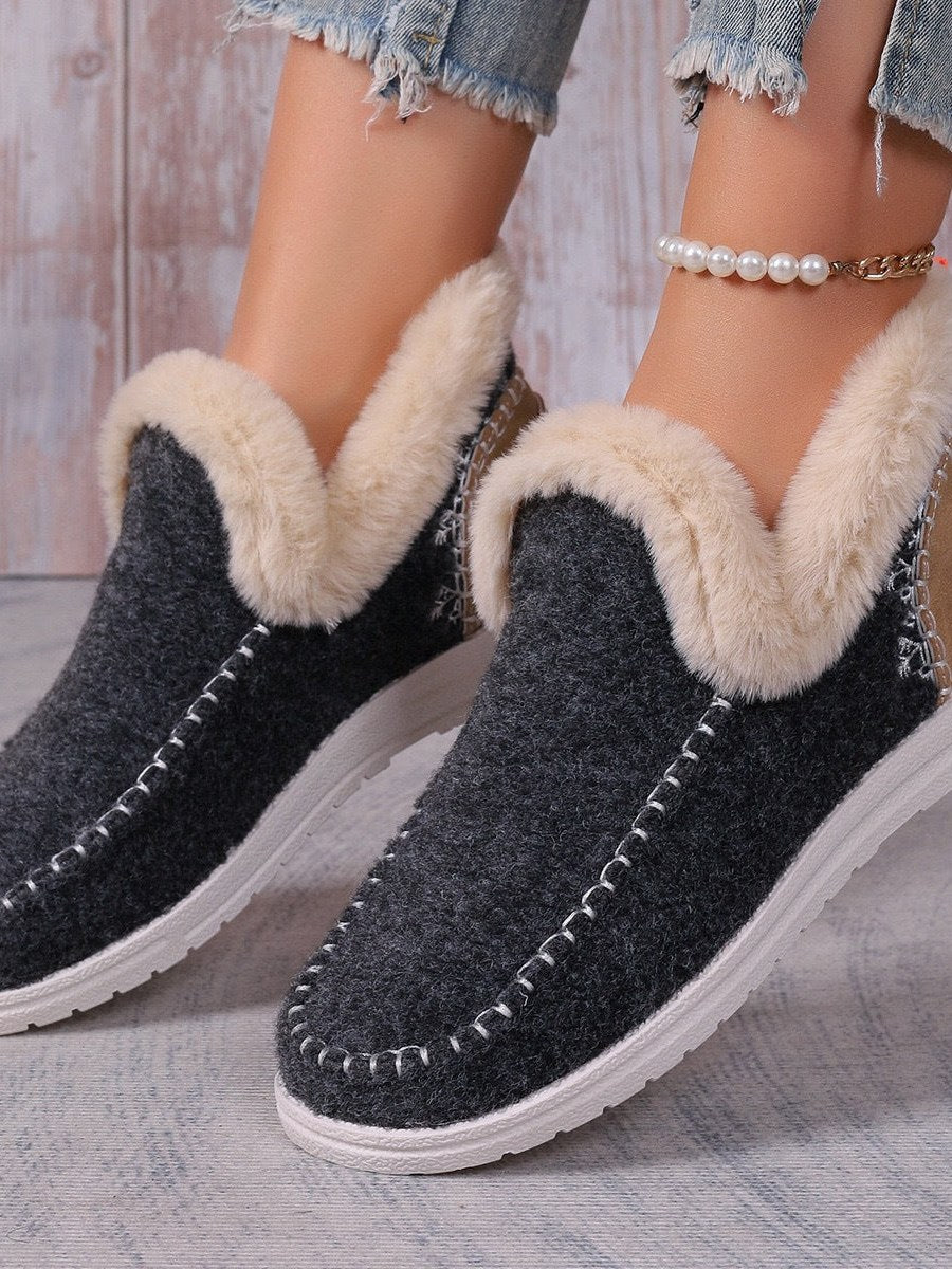 Fleece Lined Slippers for Women