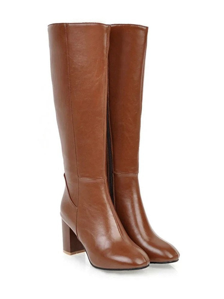 Heeled Knee High Boots for Women