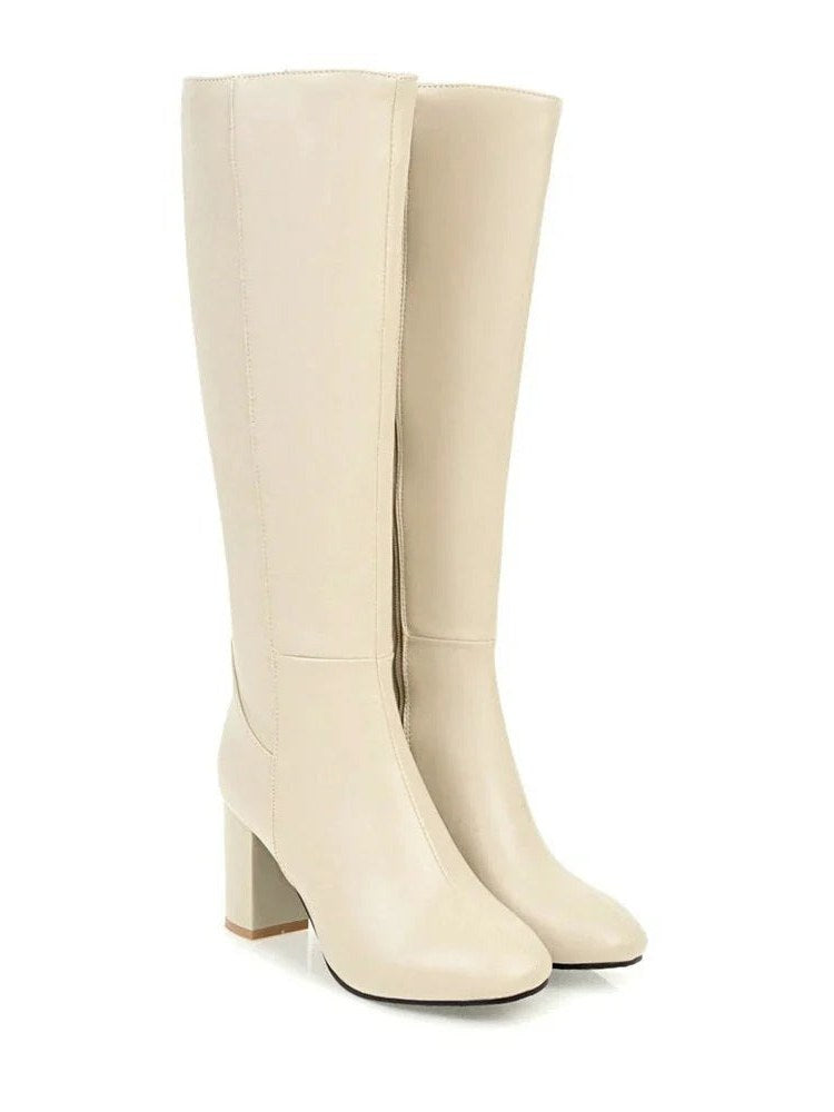 Heeled Knee High Boots for Women
