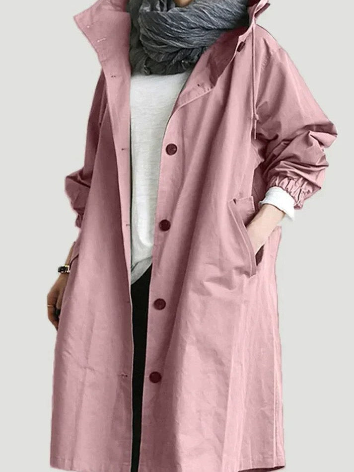 Hooded Trench Coat for Women