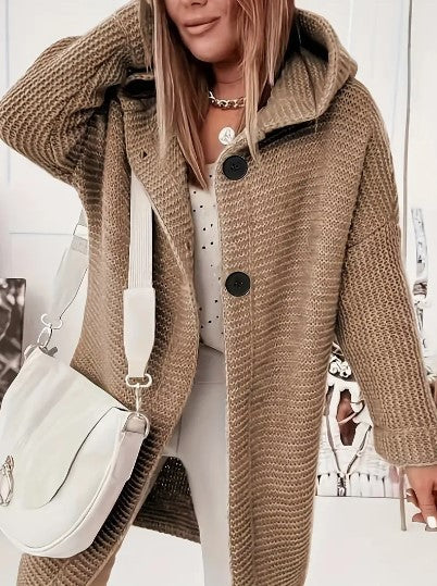 Cozy Hooded Cardigan for Women