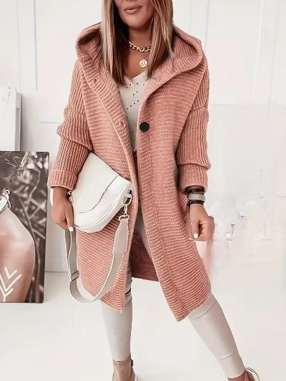 Cozy Hooded Cardigan for Women
