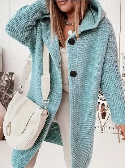 Cozy Hooded Cardigan for Women
