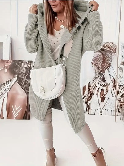 Cozy Hooded Cardigan for Women
