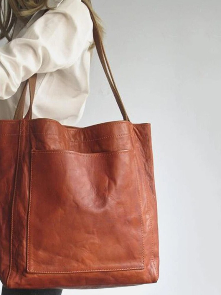 Leather Shoulder Bag for Women