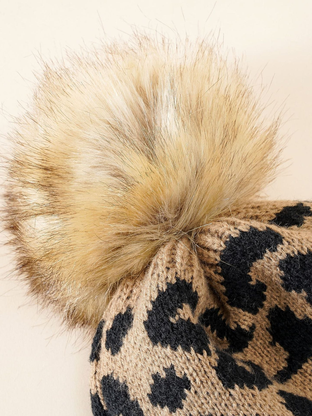 Leopard Print Beanie for Women