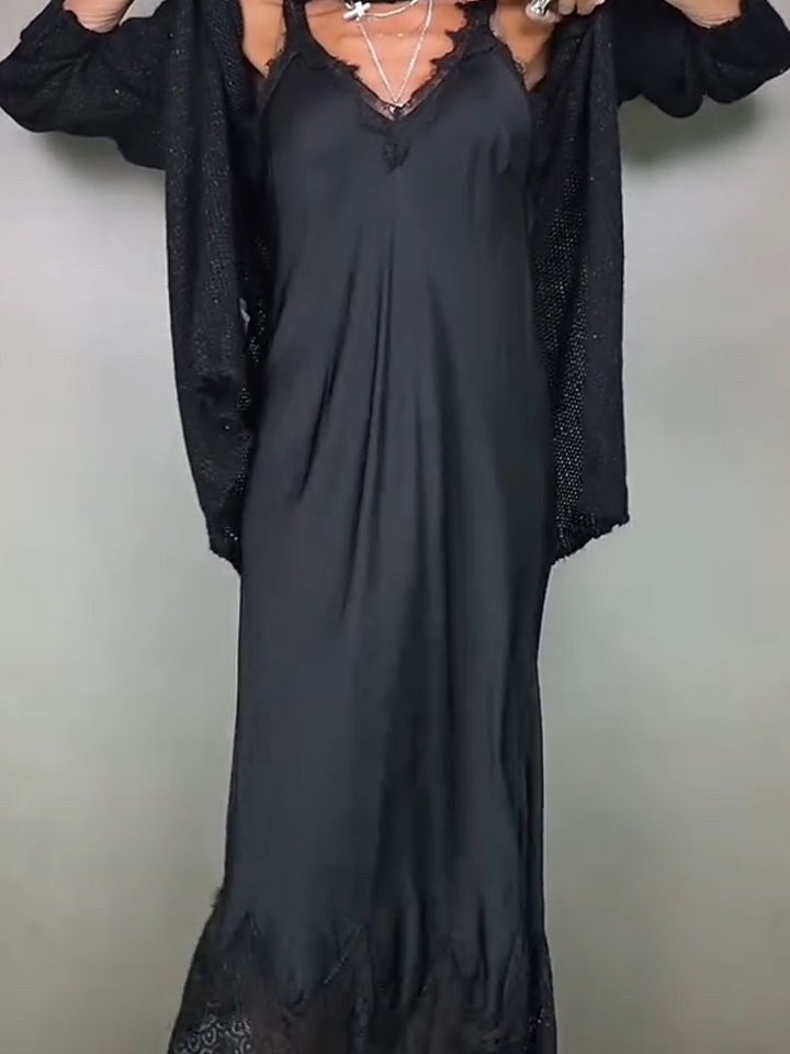 Long Line Knit Sweater for Women