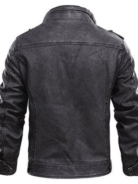 Motorcycle Leather Jacket for Men