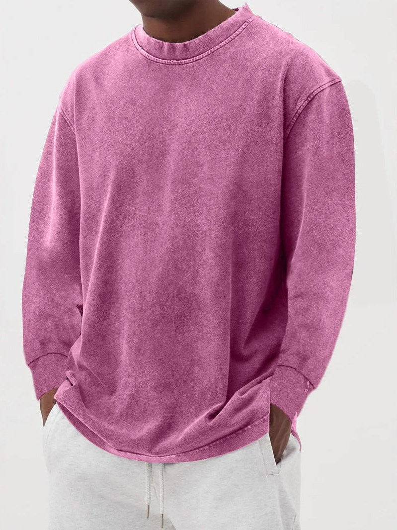 Oversized Cable Knit Sweater for Men