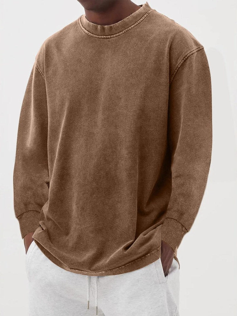Oversized Cable Knit Sweater for Men