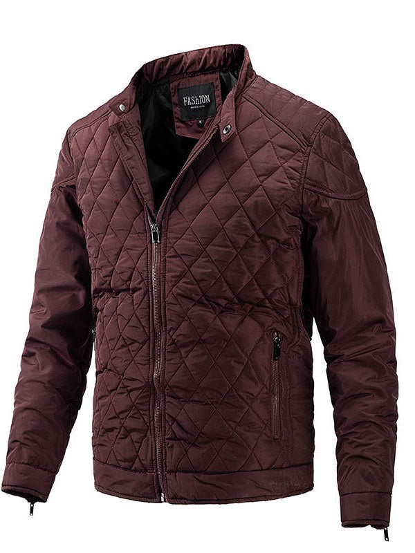 Plaid Winter Jacket for Men