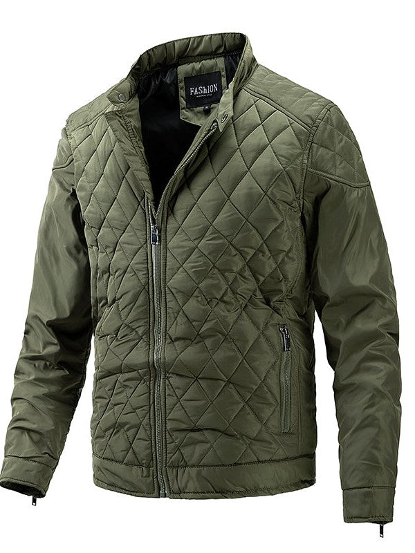Plaid Winter Jacket for Men