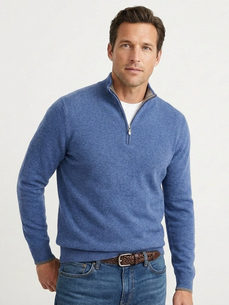 Quarter Zip Sweater for Men