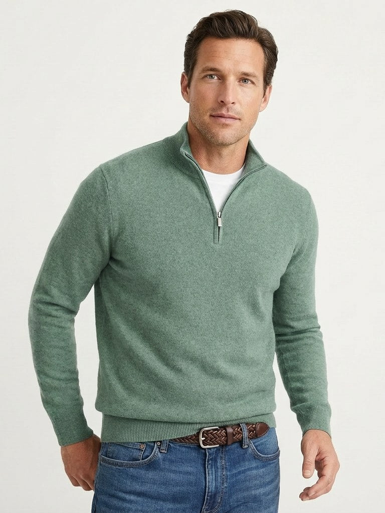 Quarter Zip Sweater for Men