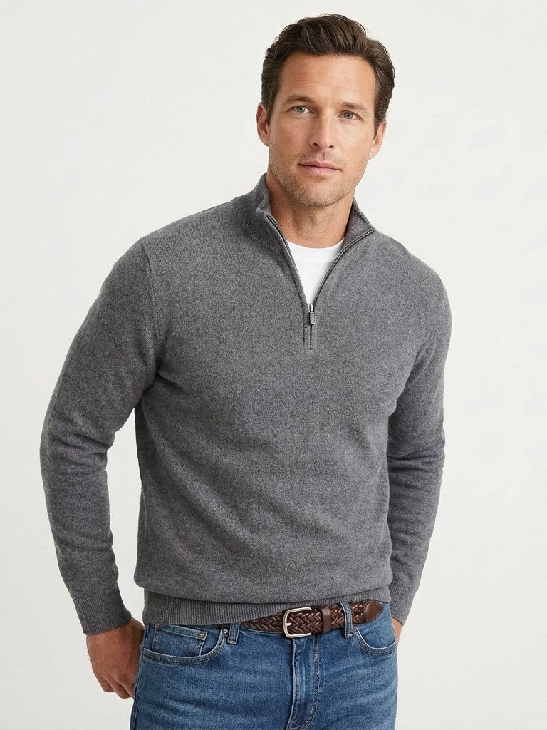 Quarter Zip Sweater for Men