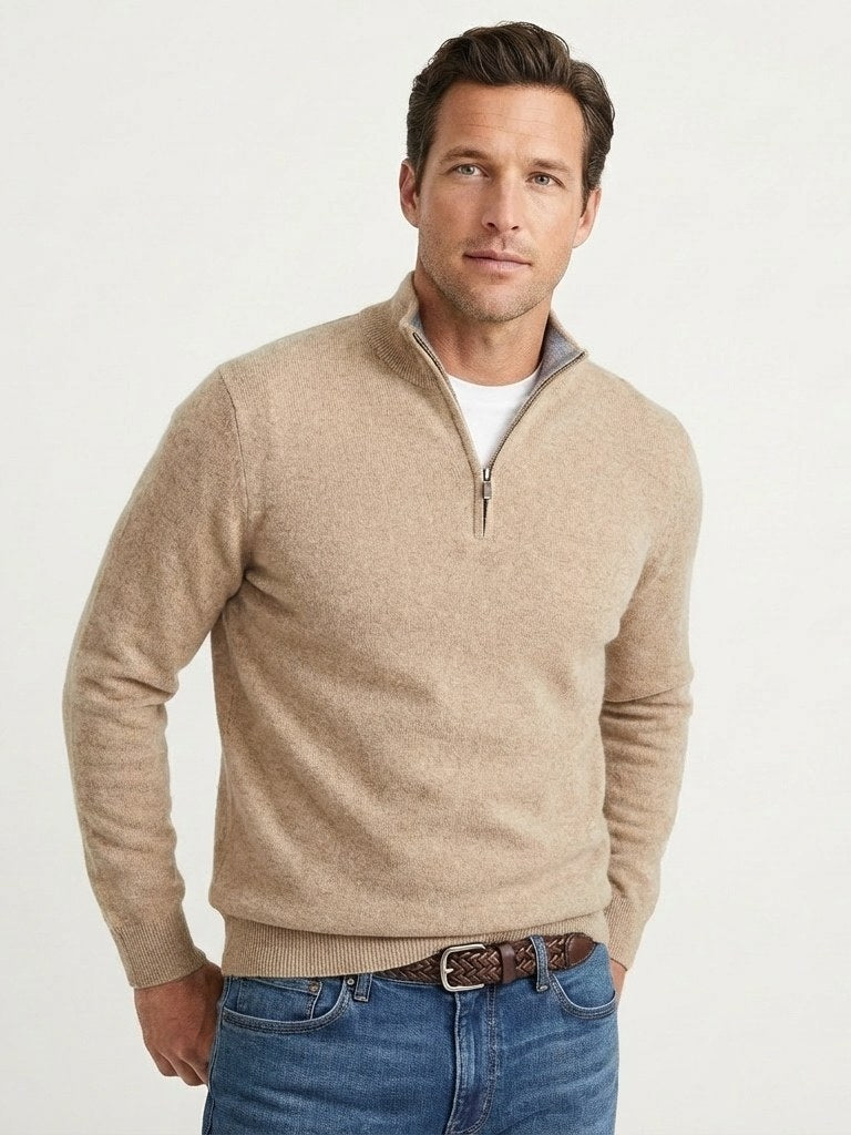 Quarter Zip Sweater for Men