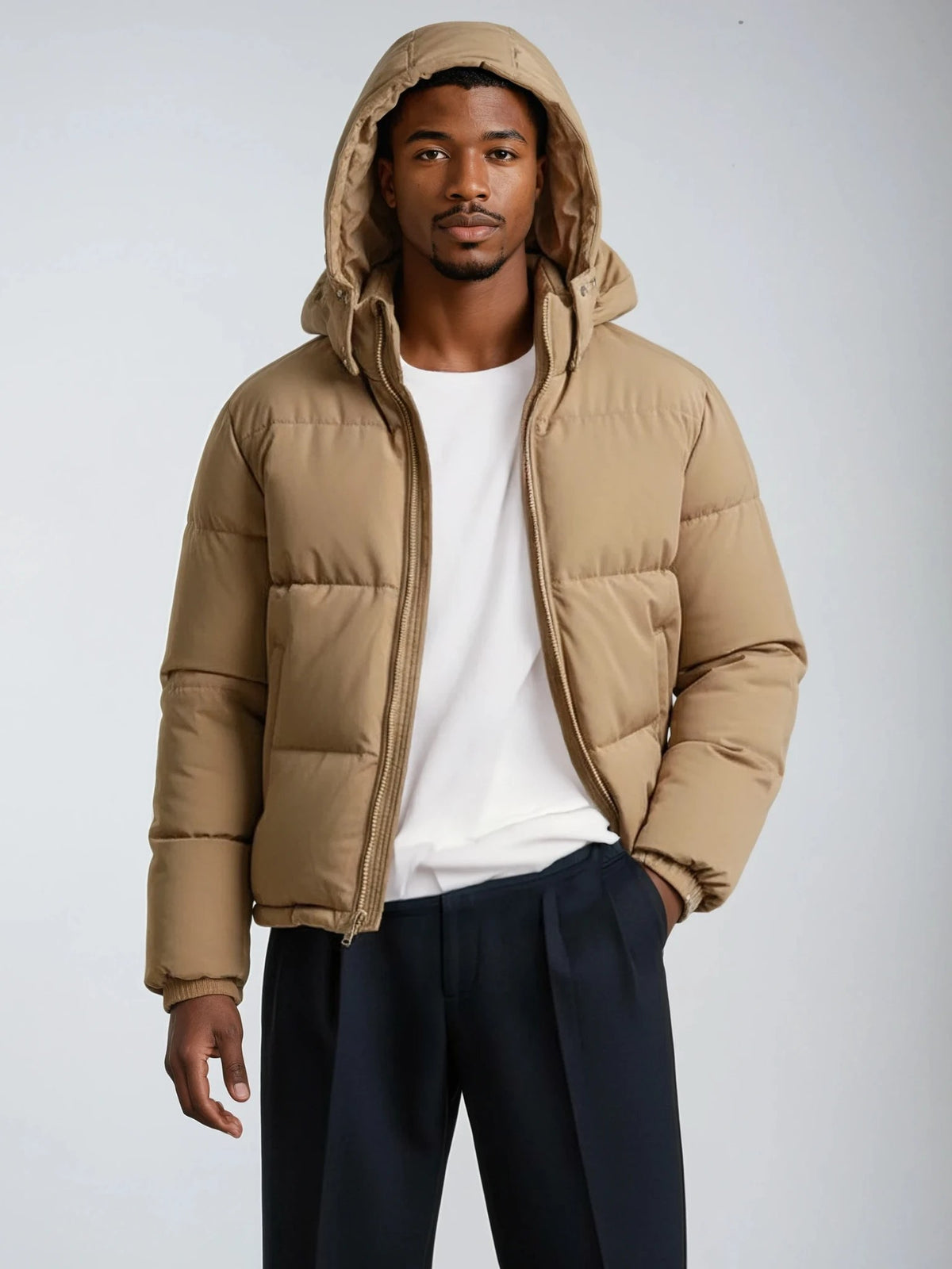 Quilted Winter Jacket for Men