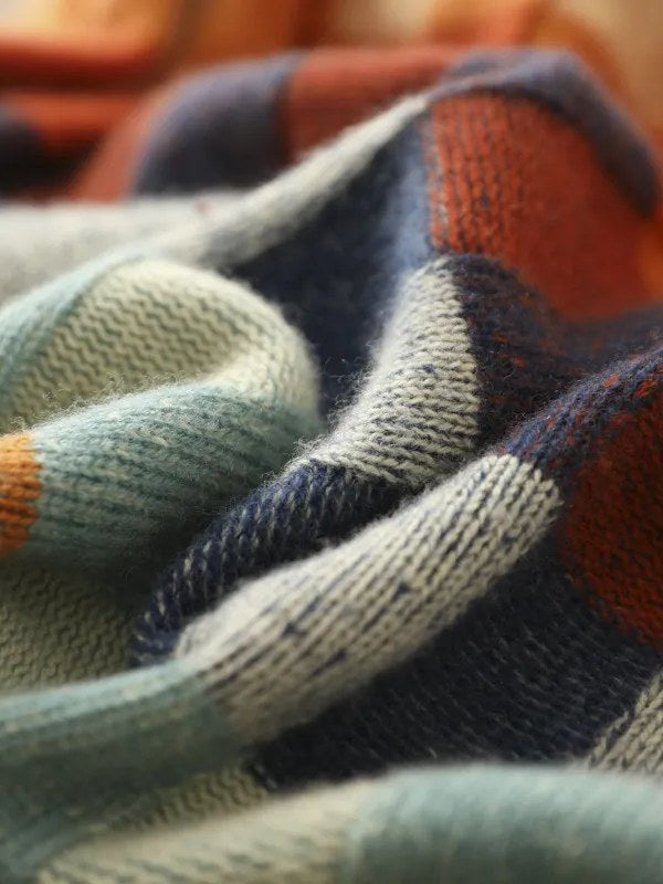Retro Knit Sweater for Women