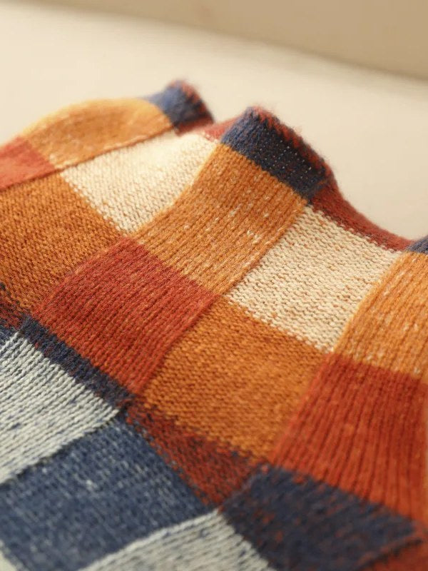 Retro Knit Sweater for Women