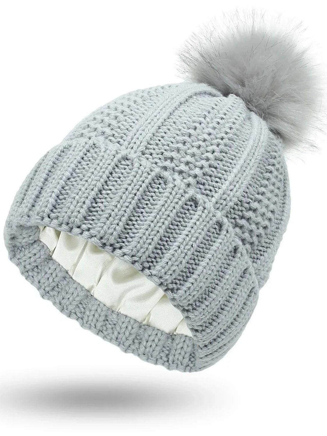 Satin Lined Beanie for Women