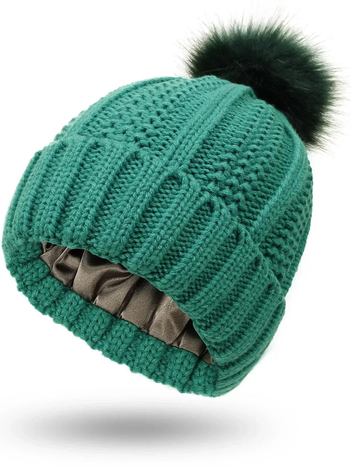 Satin Lined Beanie for Women