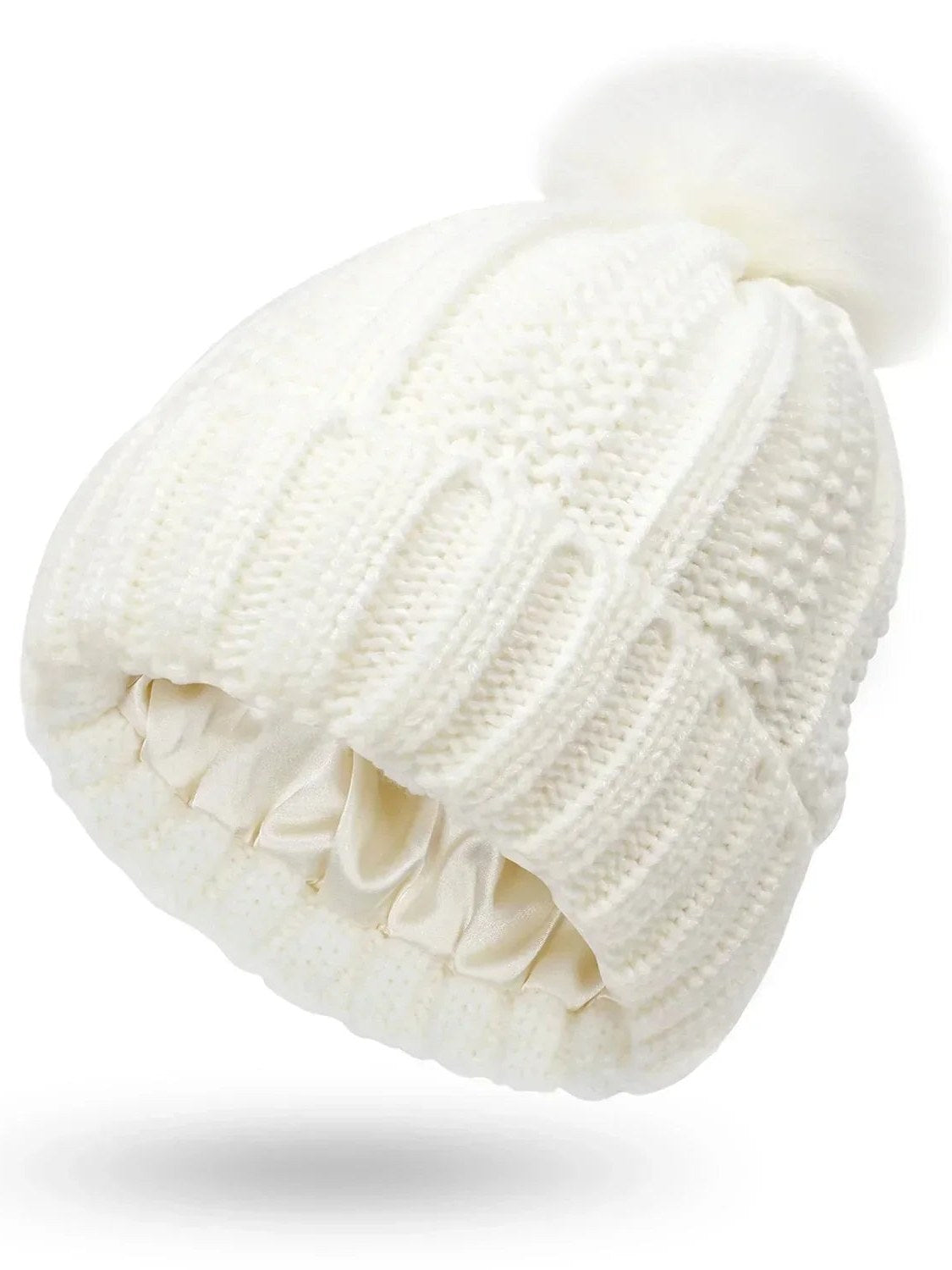 Satin Lined Beanie for Women