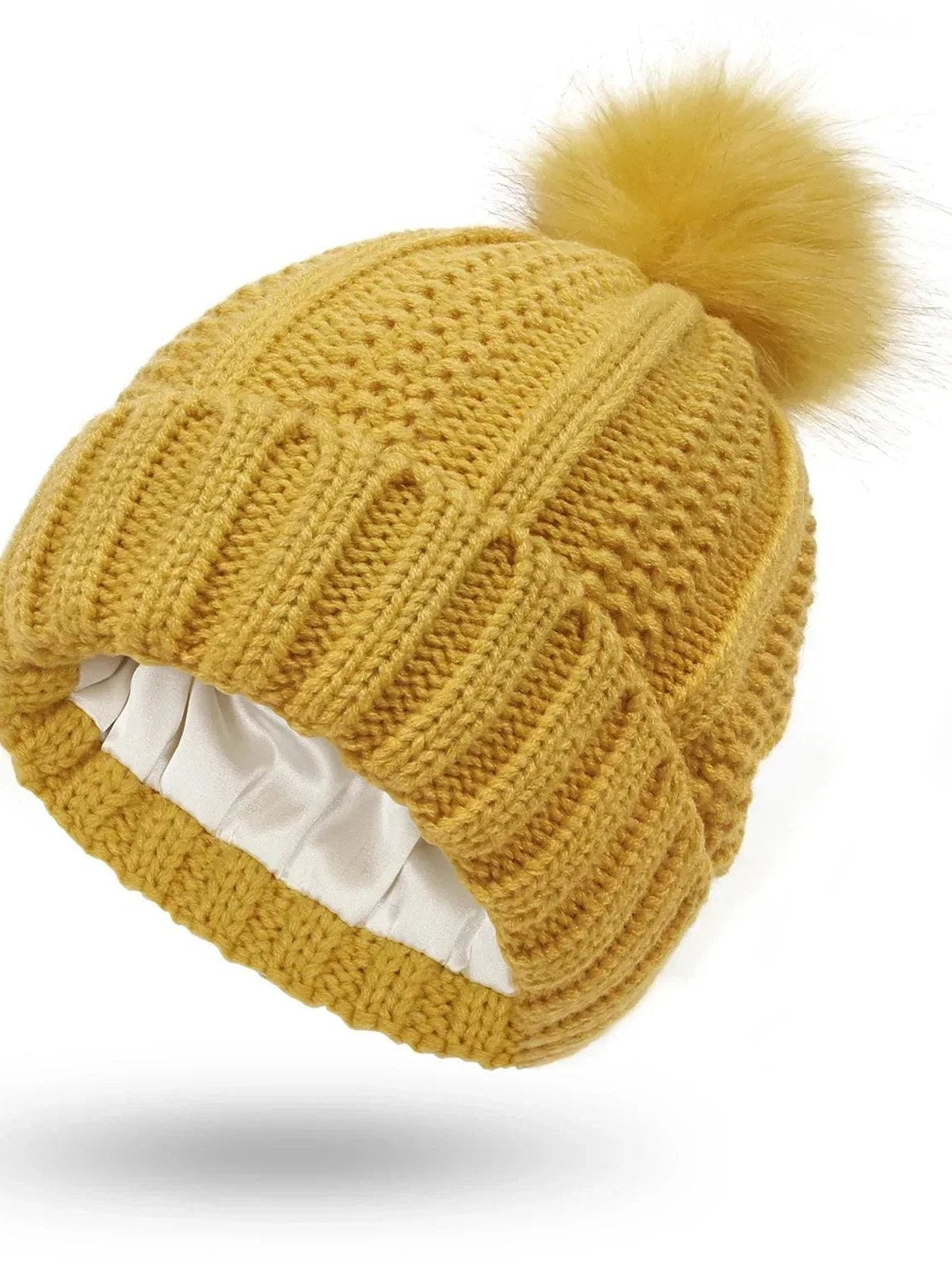 Satin Lined Beanie for Women
