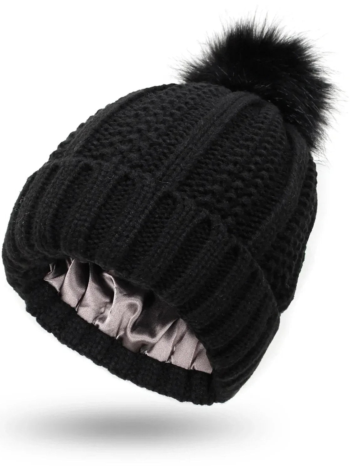 Satin Lined Beanie for Women