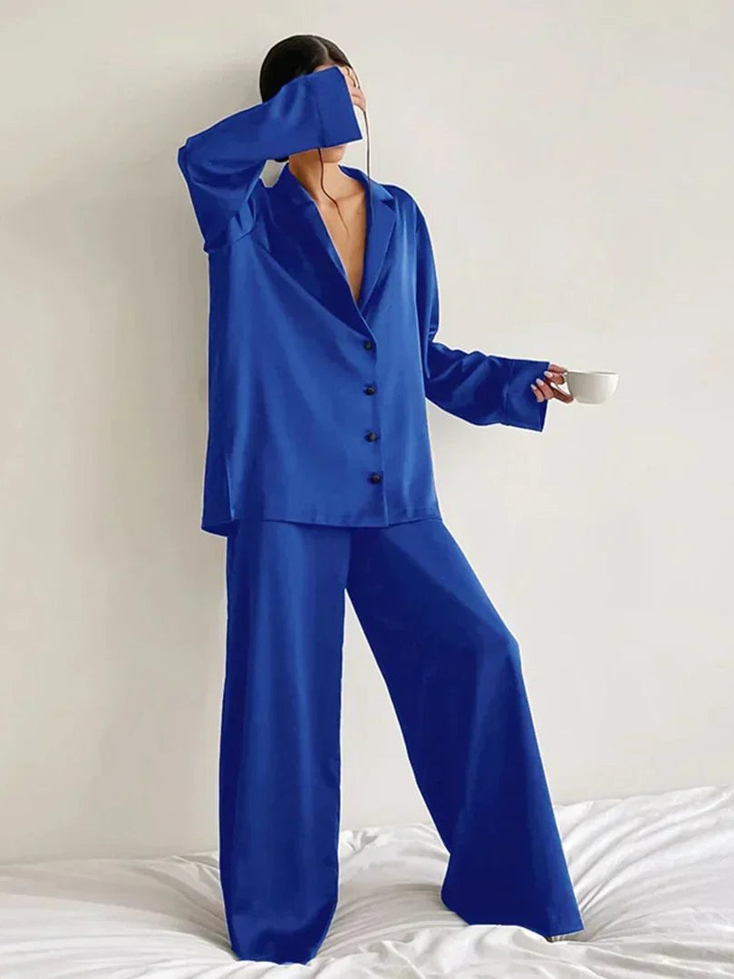 Satin Pajama Set for Women