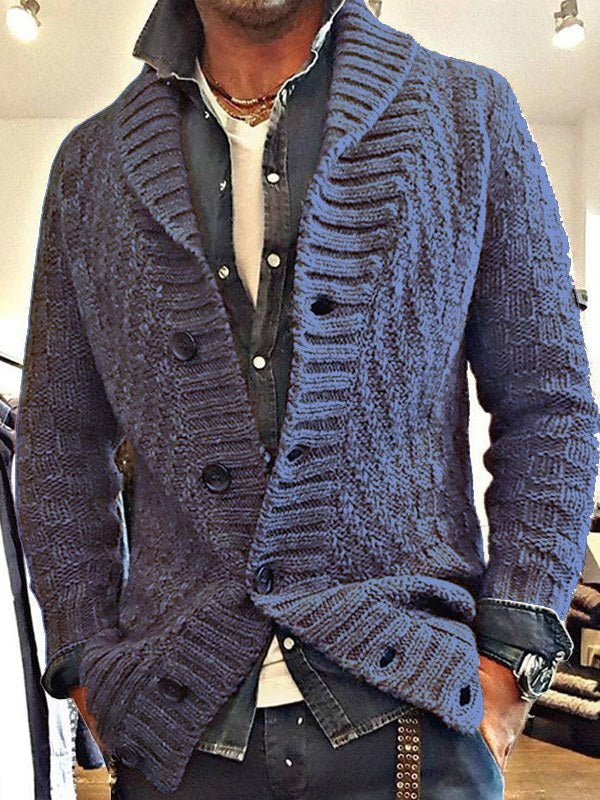 Shawl Collar Cardigan for Men
