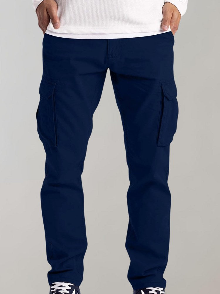 Slim Fit Cargo Trousers for Men
