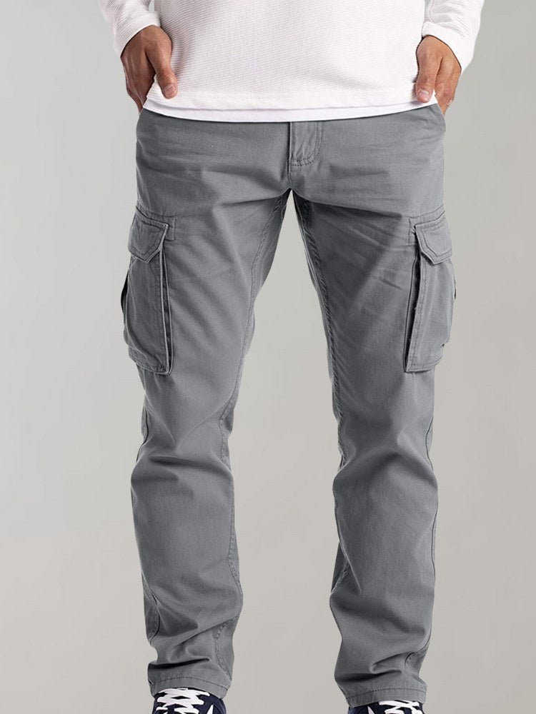 Slim Fit Cargo Trousers for Men