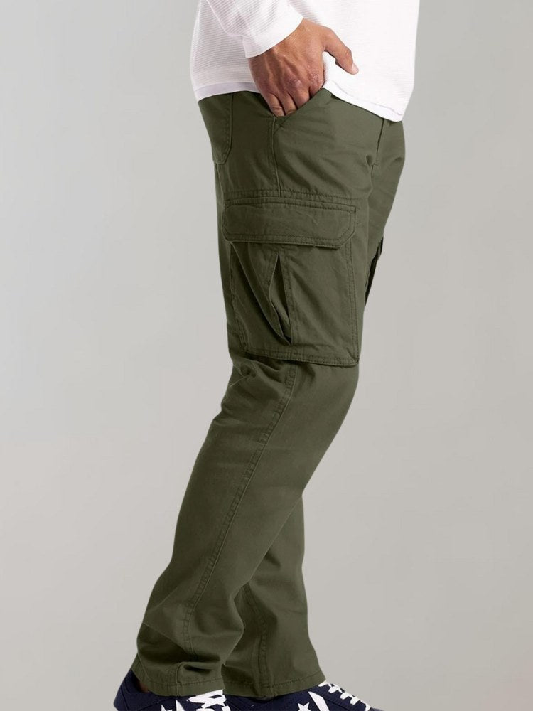 Slim Fit Cargo Trousers for Men