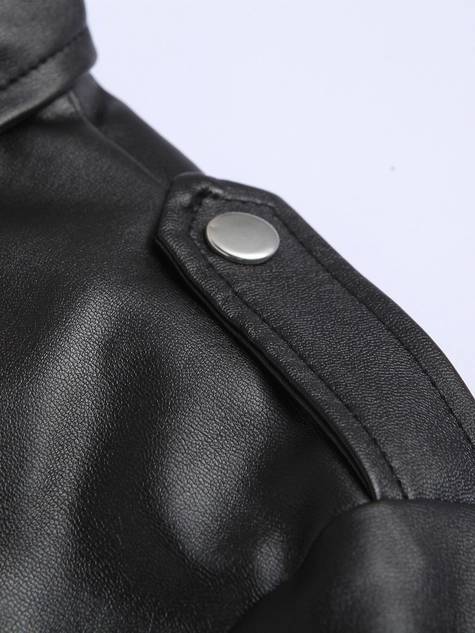 Slim Fit Leather Jacket for Men