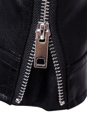 Slim Fit Leather Jacket for Men