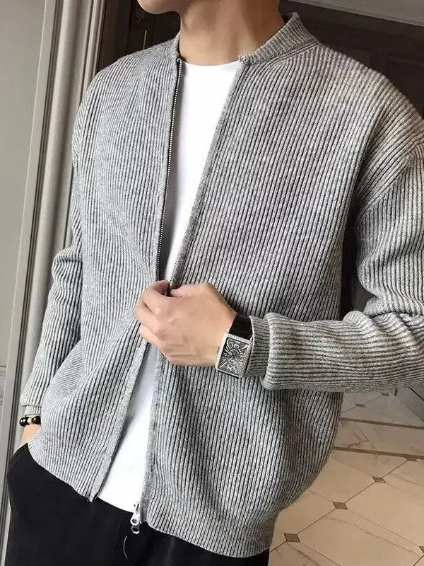 Solid Cardigan for Men