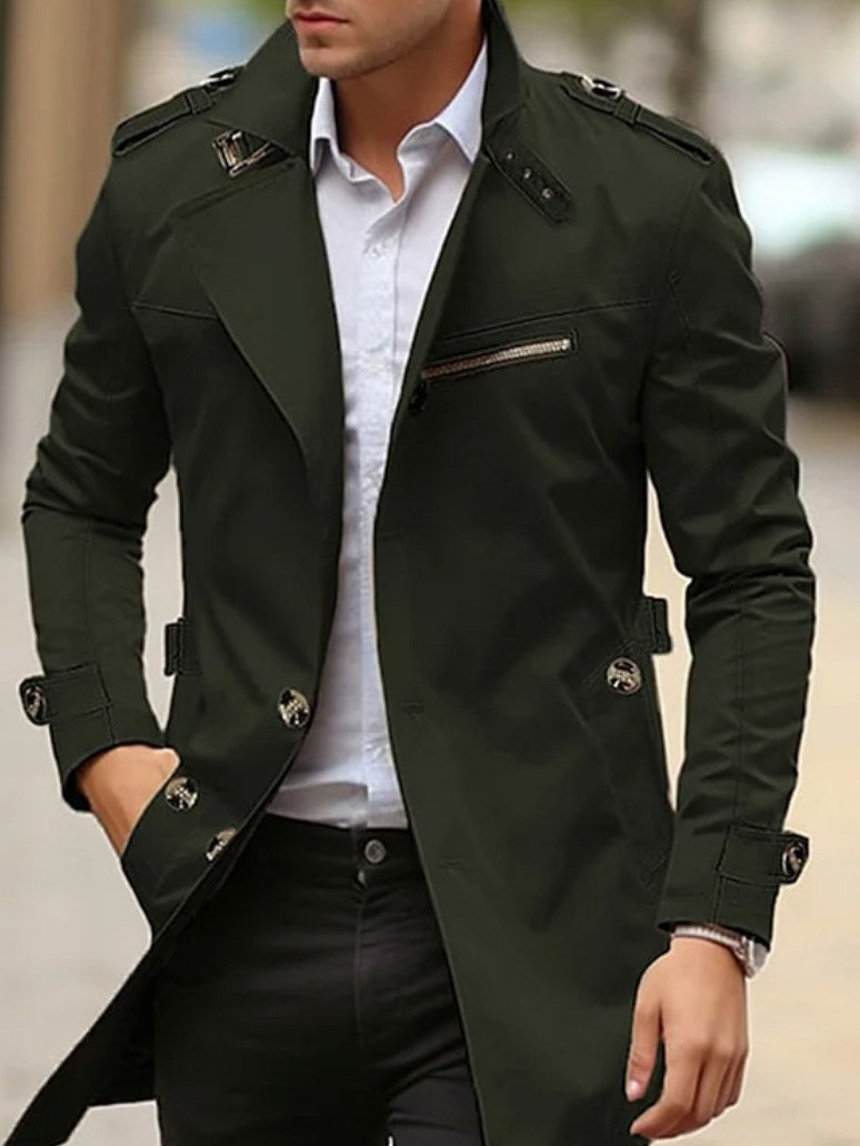 Spring Trench Coat for Men