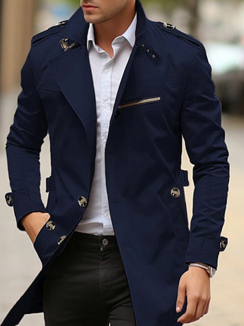 Spring Trench Coat for Men