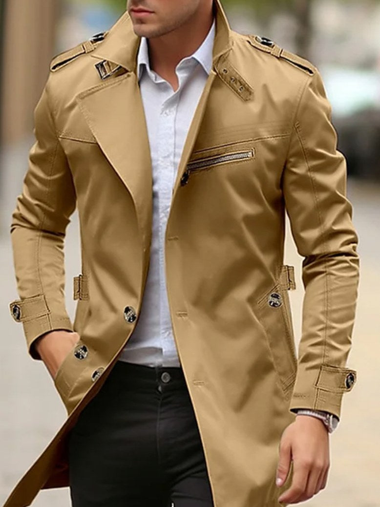 Spring Trench Coat for Men