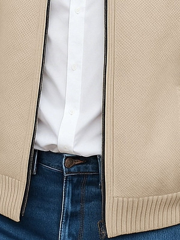 Stand Collar Cardigan for Men