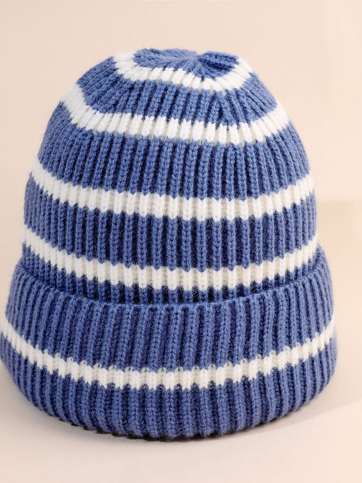 Striped Beanie for Women