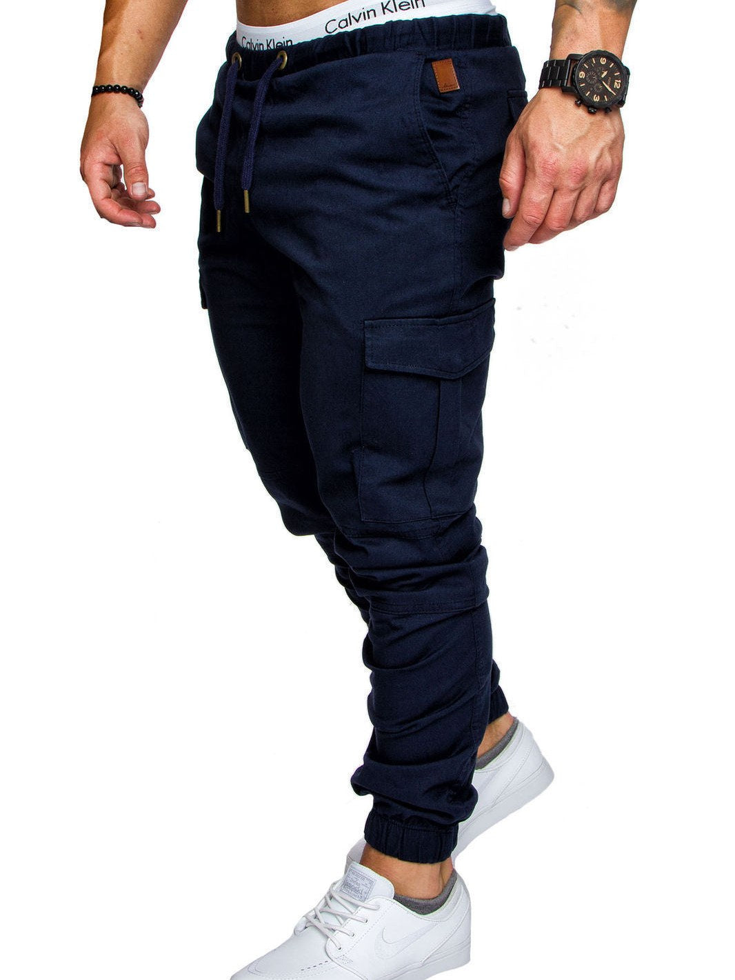 Tapered Cargo Trousers for Men