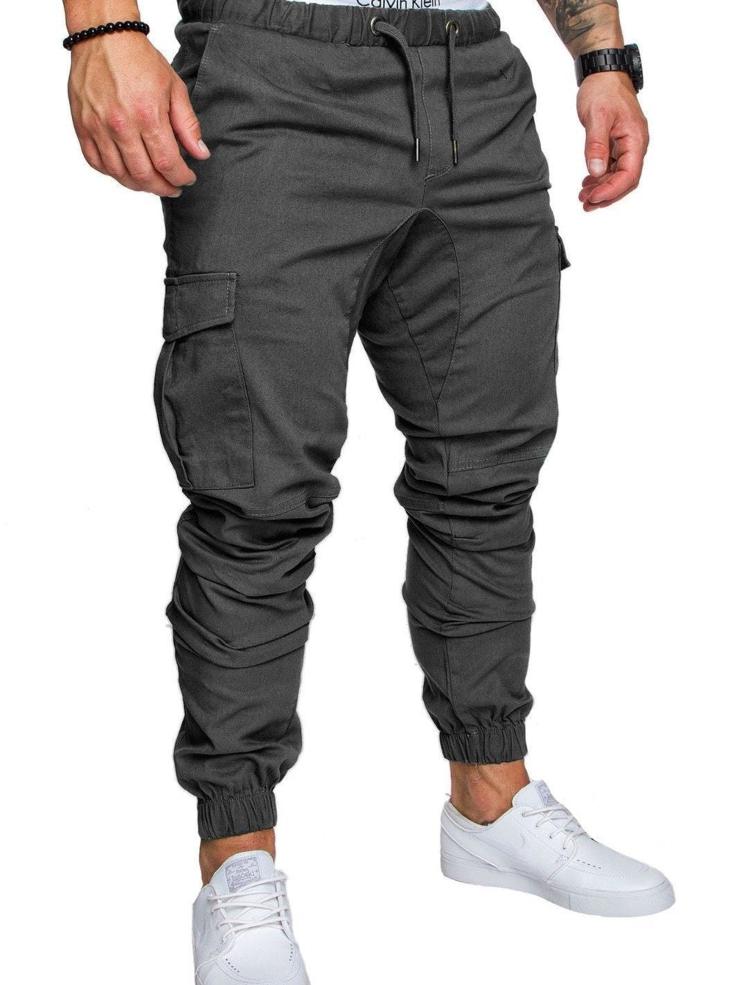 Tapered Cargo Trousers for Men