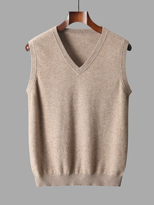 V Neck Sweater Vest for Men