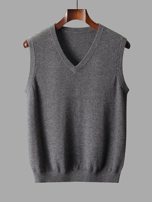 V Neck Sweater Vest for Men