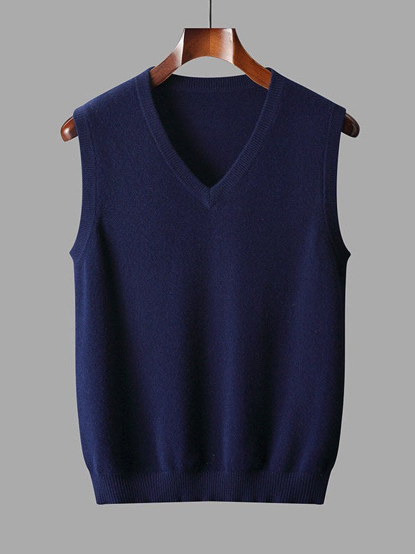 V Neck Sweater Vest for Men