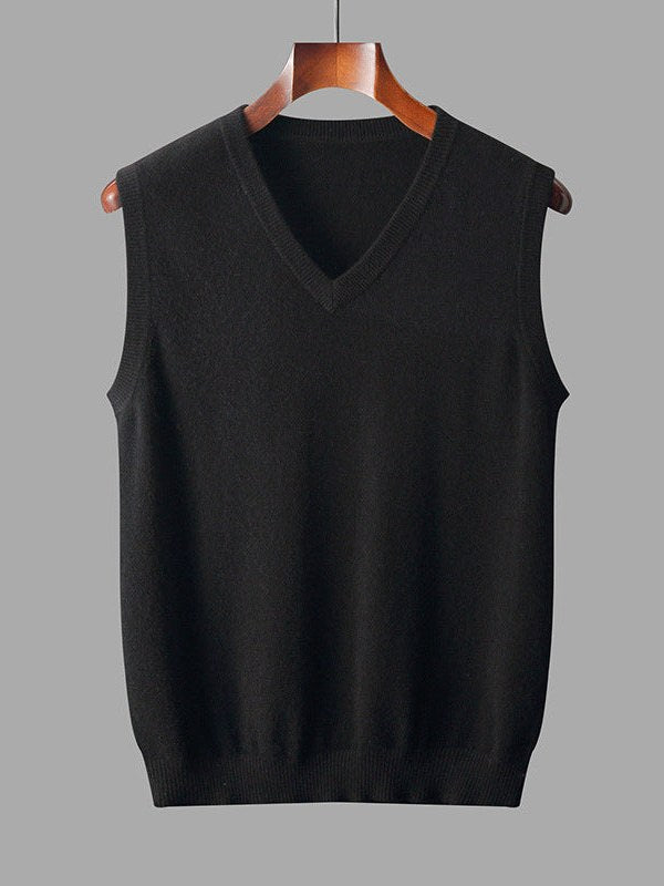 V Neck Sweater Vest for Men