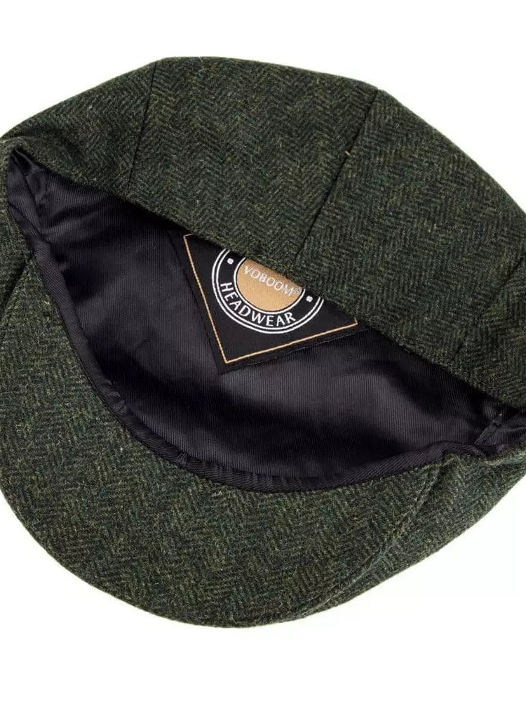 Wool Flat Cap for Men